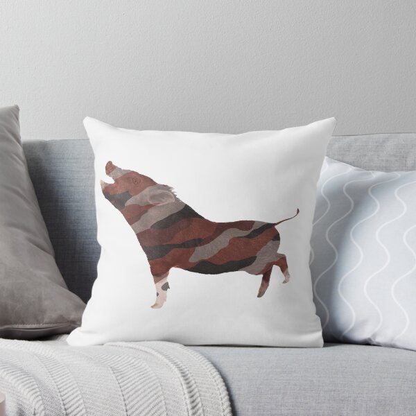 Item preview, Squealing Pig — Red and Black Camo designed and sold by Ramona Gonzales.