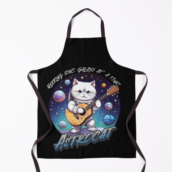 Item preview, Astrocat Rocking the Galaxy - Space Guitarist Design designed and sold by Zandalus.