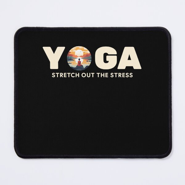 Item preview, Stretch Out The Stress - Yoga Sunset Design designed and sold by Zandalus.