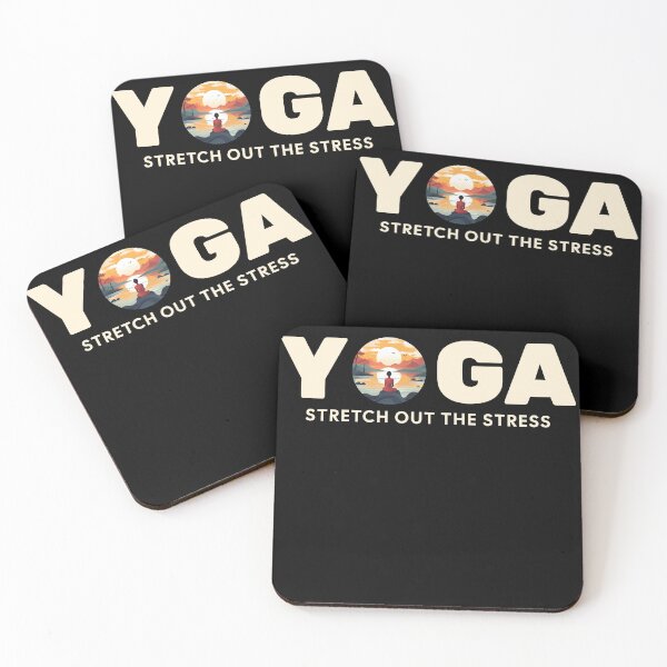 Item preview, Stretch Out The Stress - Yoga Sunset Design designed and sold by Zandalus.