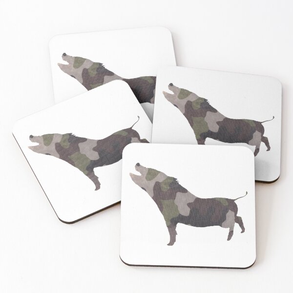 Item preview, Squealing Pig — Military Camo designed and sold by Ramona Gonzales.