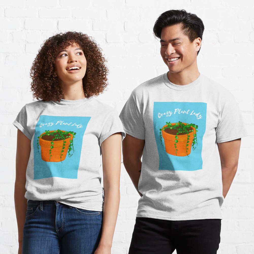 Disover Crazy Plant Lady String of Pearls | Classic T-Shirt
