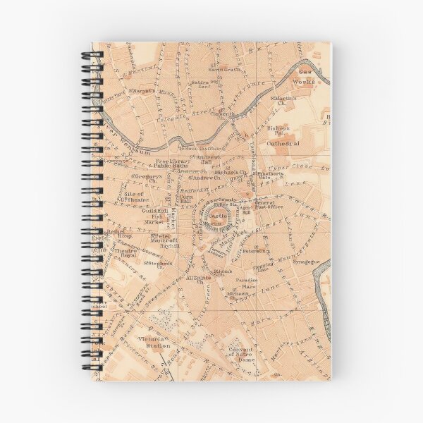 Item preview, Vintage Map of Norwich UK (1906) designed and sold by BravuraMedia.