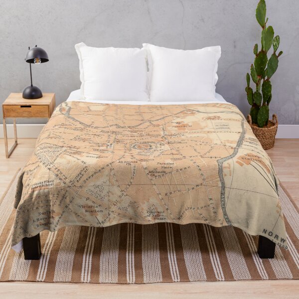 Item preview, Vintage Map of Norwich UK (1906) designed and sold by BravuraMedia.
