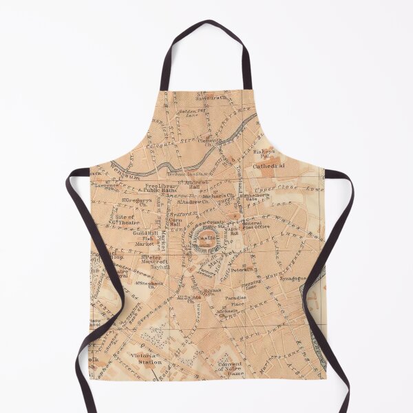 Item preview, Vintage Map of Norwich UK (1906) designed and sold by BravuraMedia.