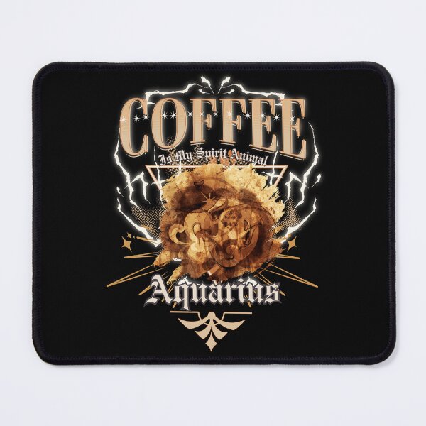 Item preview, Coffee Is My Spirit Animal - Aquarius Zodiac Astrology - January February Birthdays designed and sold by AwakenedSoul.