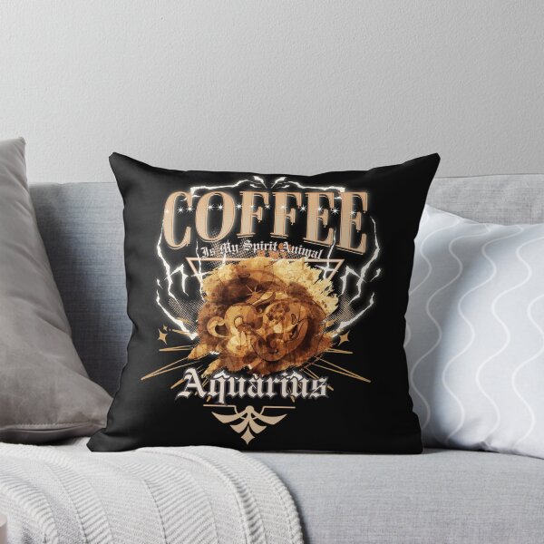 Item preview,  Coffee Is My Spirit Animal - Aquarius Zodiac Astrology - January February Birthdays designed and sold by AwakenedSoul.