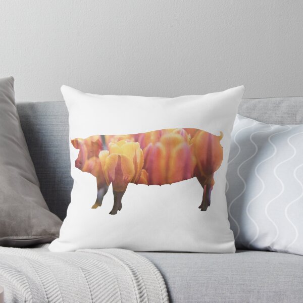 Item preview, Pig — Tulips designed and sold by Ramona Gonzales.
