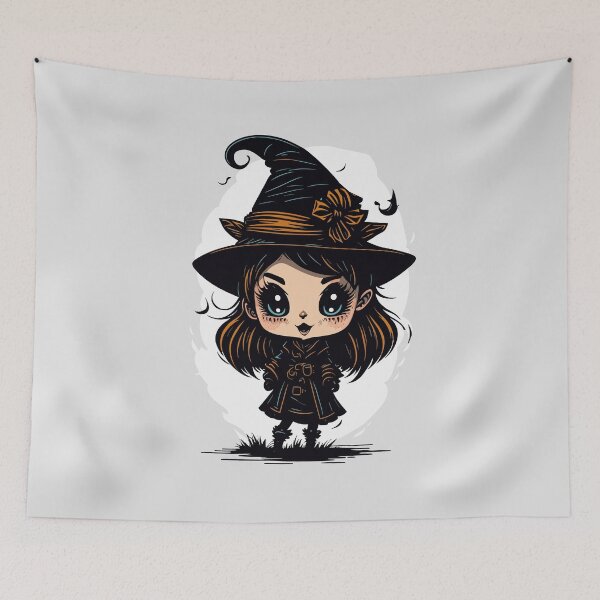 Item preview, Cute Chibi Witch designed and sold by TrickstersTrove.