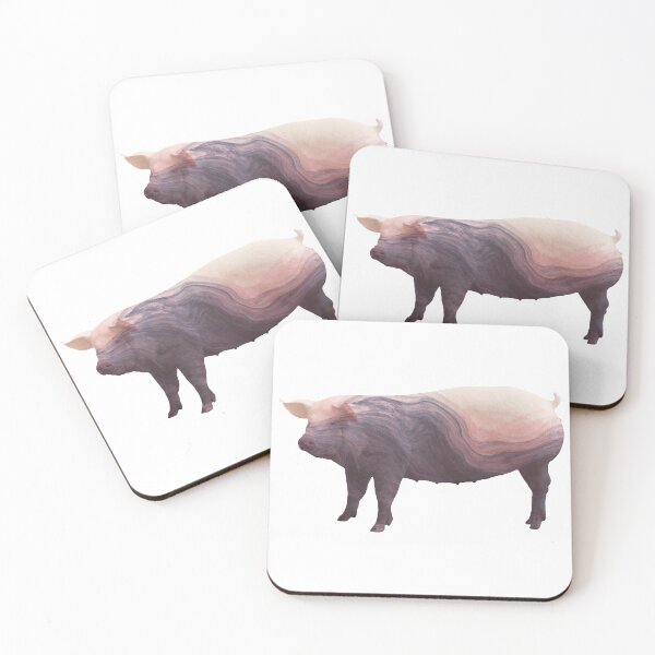 Item preview, Pig — Watercolor designed and sold by Ramona Gonzales.