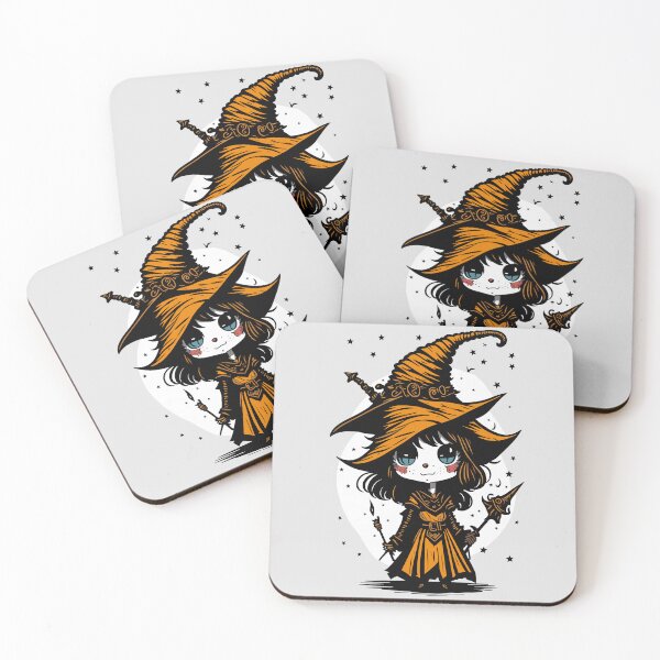 Item preview, Adorable Chibi Witch designed and sold by TrickstersTrove.