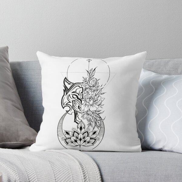Item preview, Tribal Tiger And Floral Design designed and sold by Jaselvii.