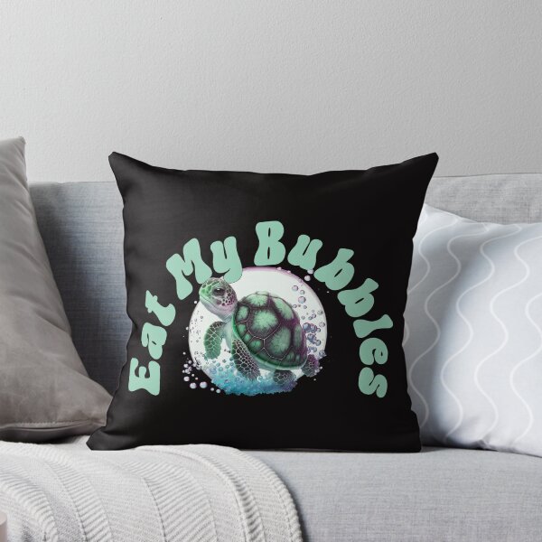 Item preview, Eat My Bubbles, Cute Turtle Sweatshirt, by DAM Creative, designed and sold by DAM Creative ⭐⭐⭐⭐⭐.