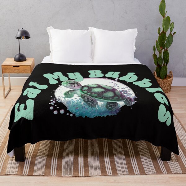 Item preview, Eat My Bubbles, Cute Turtle Sweatshirt, by DAM Creative, designed and sold by DAM Creative ⭐⭐⭐⭐⭐.