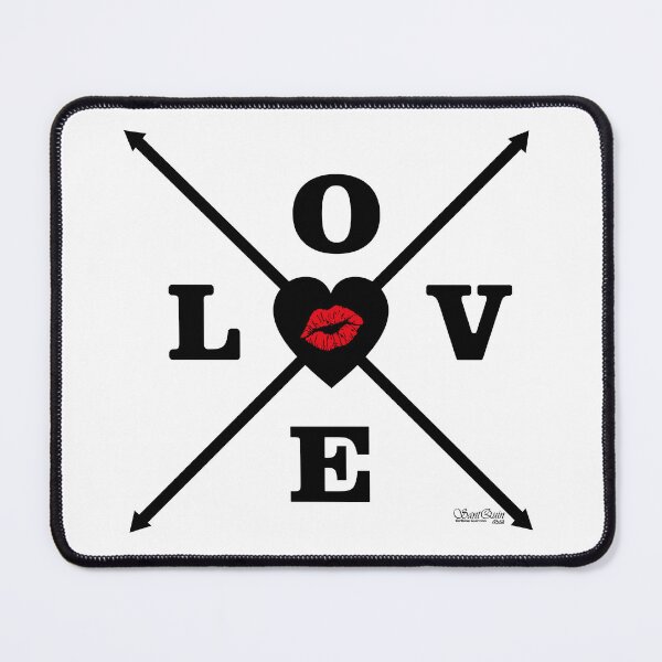Item preview, Love Coração, boca vermelha e seta designed and sold by GirlaineSQ.