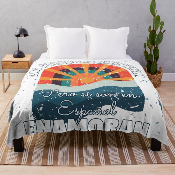 Item preview, Words matter, but if they're in Spanish, they make you fall in love. Phrase for Spanish students or lovers of Spanish designed and sold by SpanishStore.