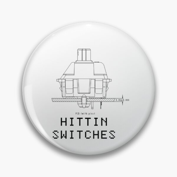 Item preview, Hittin Switches Mechanical Keyboard Diagram designed and sold by dentedart.