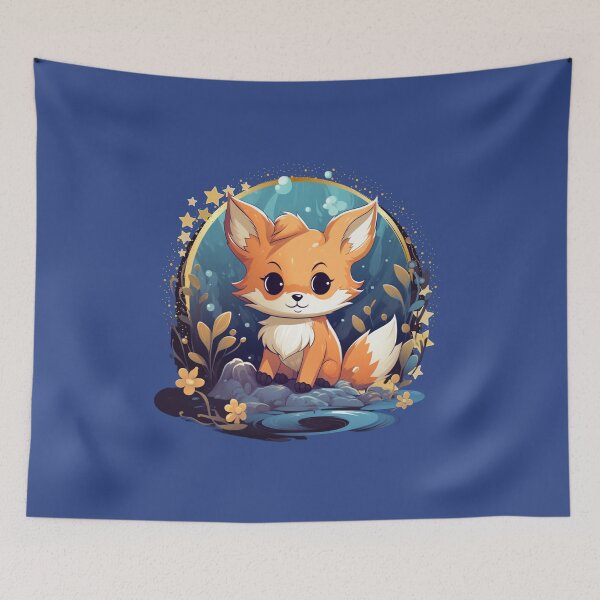 Item preview, Kawaii Autumn Fox designed and sold by Chmielayka.