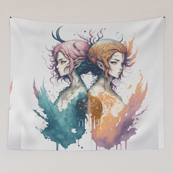 Item preview, Aesthetic Gemini Zodiac Sign - perfect for Gifts designed and sold by elearah1.