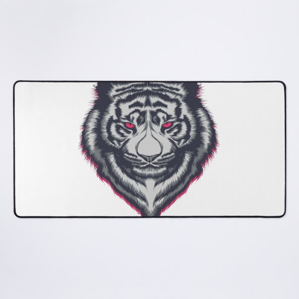 Item preview, white tiger with red eyes designed and sold by TYTOS-SHOP.