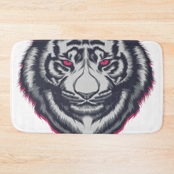 Item preview, white tiger with red eyes designed and sold by TYTOS-SHOP.