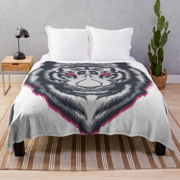 Item preview, white tiger with red eyes designed and sold by TYTOS-SHOP.