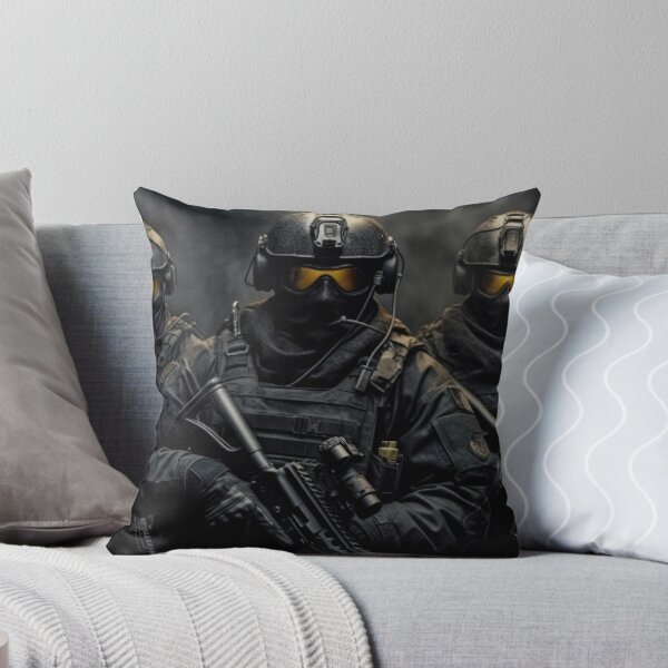 Item preview, Urban Warfare: A Thrilling Image of a SWAT Team in Action designed and sold by GraphicResource.