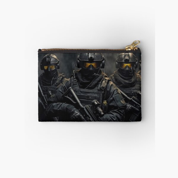 Item preview, Urban Warfare: A Thrilling Image of a SWAT Team in Action designed and sold by GraphicResource.