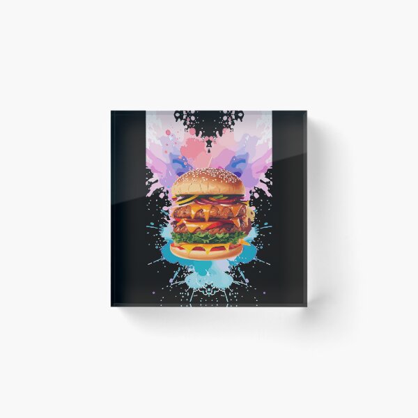 Item preview, Double Combo Burger - Fast Food Favorite designed and sold by FridPix.