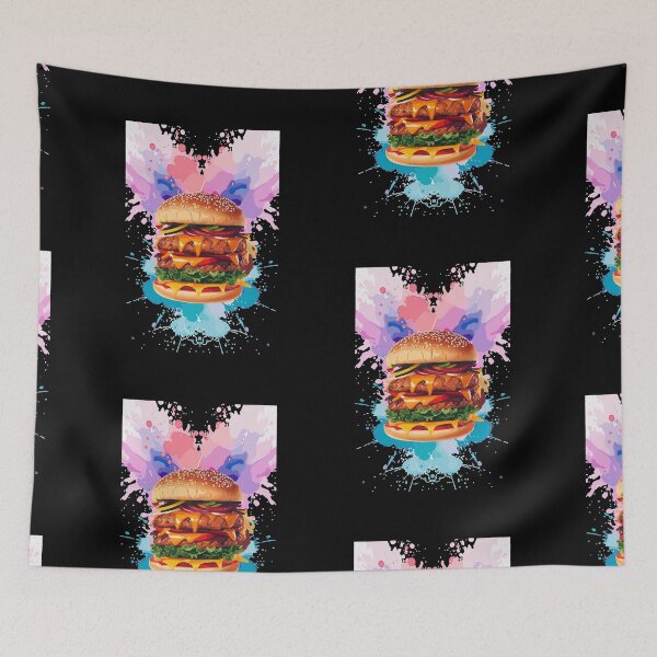 Item preview, Double Combo Burger - Fast Food Favorite designed and sold by FridPix.