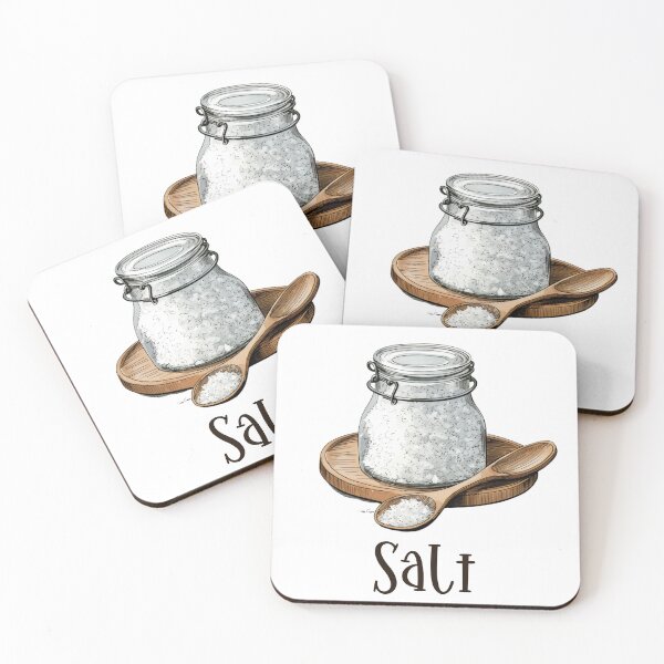 Item preview, Hand Drawn Illustration of Salt designed and sold by Sketch-Shack.