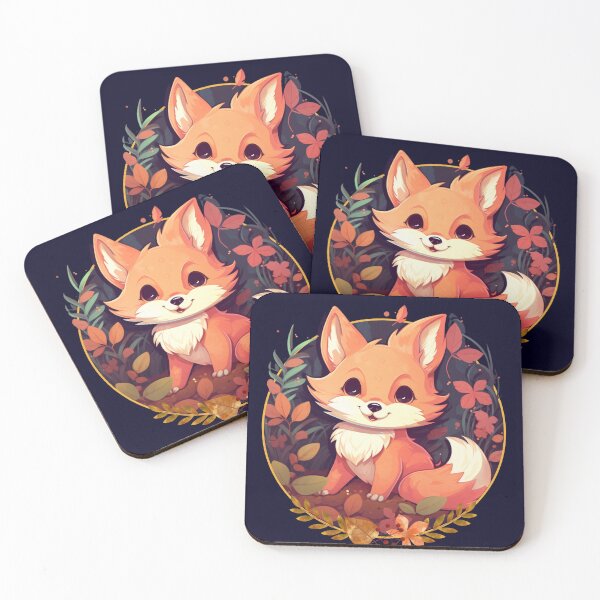 Item preview, Kawaii Cute Autumn Fox designed and sold by Chmielayka.