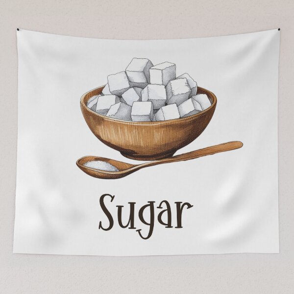 Item preview, Hand Drawn Illustration of Sugar  designed and sold by Sketch-Shack.