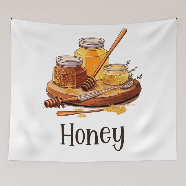 Item preview, Hand Drawn Illustration of Honey designed and sold by Sketch-Shack.