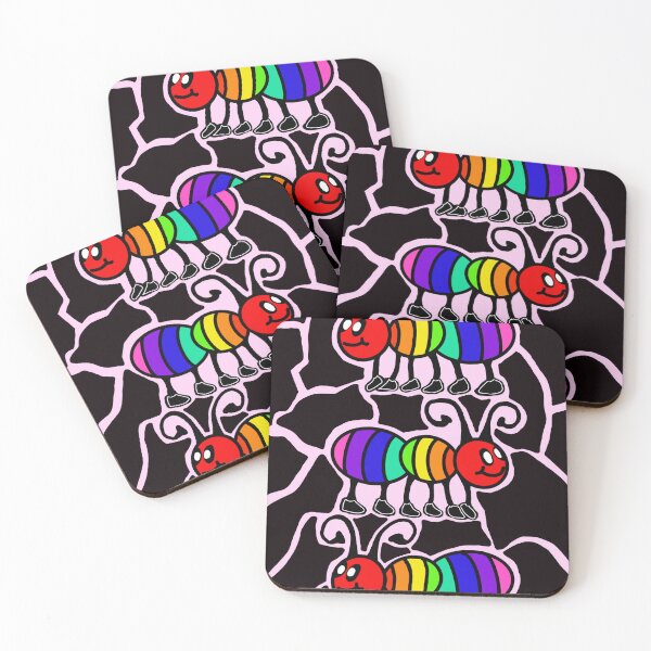 Item preview, rainbow bugs designed and sold by Morgan Fennig.