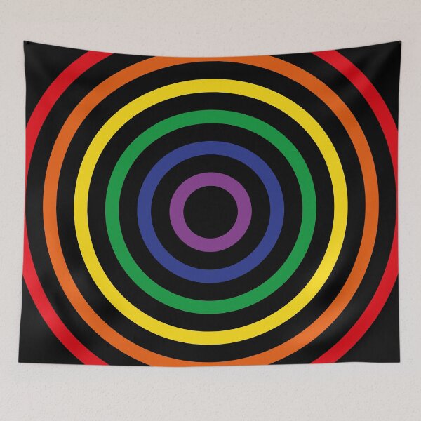 Item preview, Retro Rainbow Circles designed and sold by Texterns.