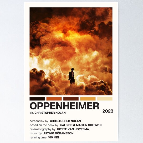 Item preview, Oppenheimer (2023) Movie Poster designed and sold by YellowishCat15.
