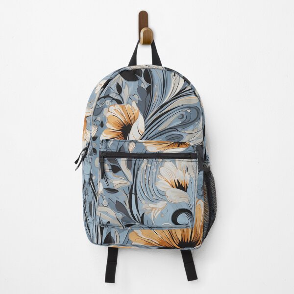 Item preview, Light Indigo Floral Pattern designed and sold by XFusionDesigns.