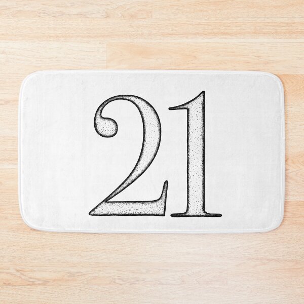 Item preview, Dotart/Dotwork illustration of Number 21 designed and sold by MagnetitaBySil.