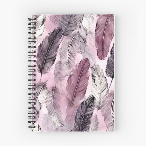 Item preview, Feathers - Mauve, pink, lavender, gray, ivory designed and sold by Highlandkings.