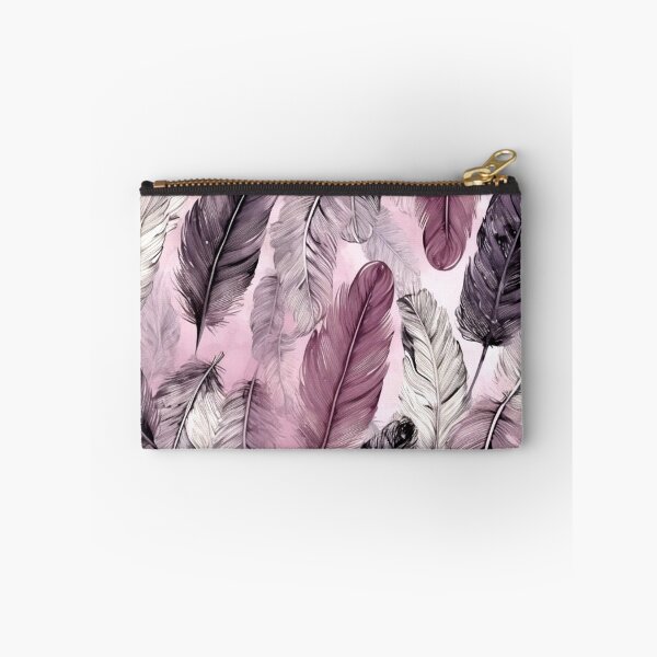 Artikelvorschau, Feathers - Mauve, pink, lavender, gray, ivory entworfen und verkauft von Highlandkings.