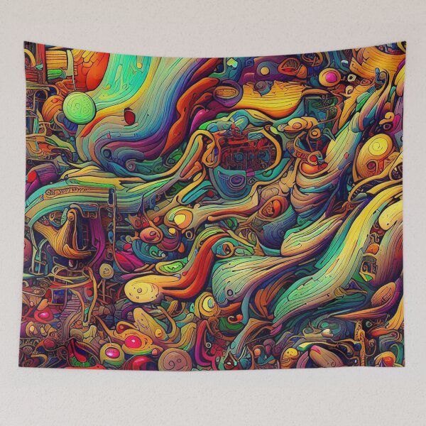 Item preview, Psychedelic Jumble No. 1  designed and sold by Si-aidra.