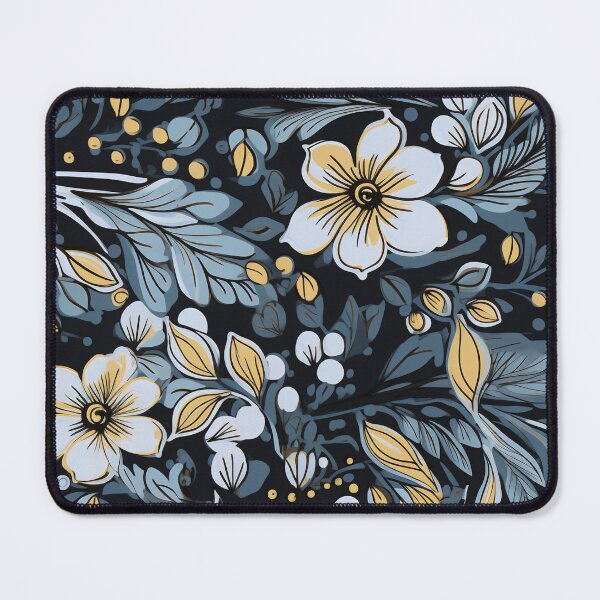 Item preview, Indigo Blooms Pattern designed and sold by XFusionDesigns.