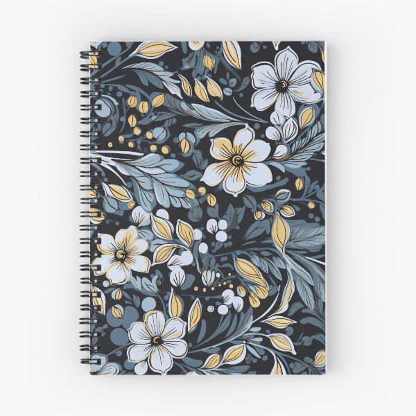 Item preview, Indigo Blooms Pattern designed and sold by XFusionDesigns.