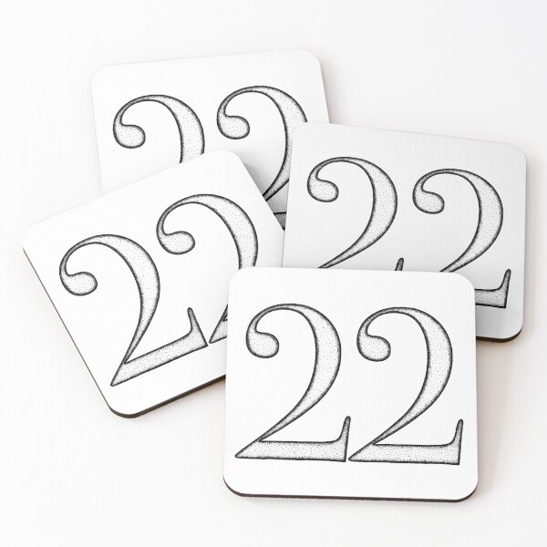 Item preview, Dotart/Dotwork illustration of Number 22 designed and sold by MagnetitaBySil.