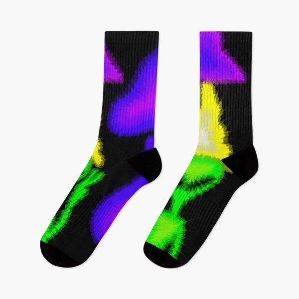 Item preview, Mushroom Alien Tie Dye Neon designed and sold by sofjac.