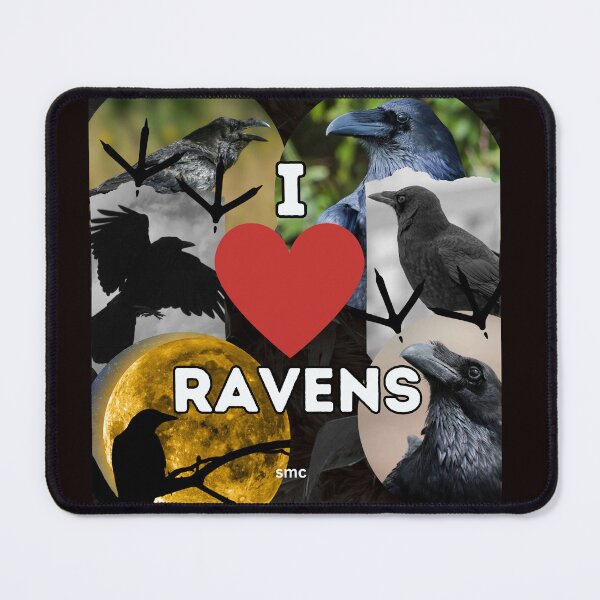 Item preview, I Love Ravens Collage  designed and sold by Scotti Cohn.