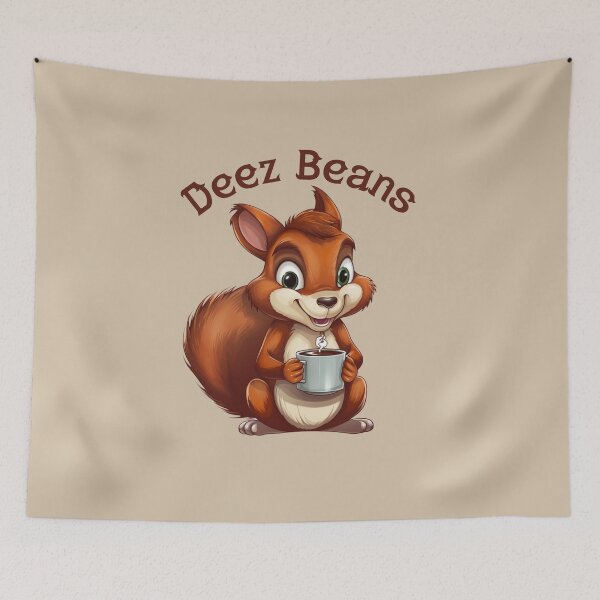 Item preview, Deez Beans Squirrel Coffee Mug – Wake Up with Whimsy designed and sold by ShopWilPrints.