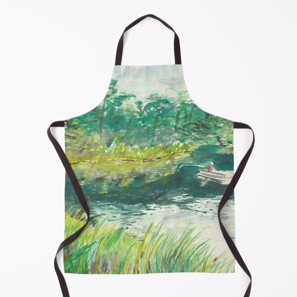 Item preview, Boat on a lake designed and sold by Misfitcane.