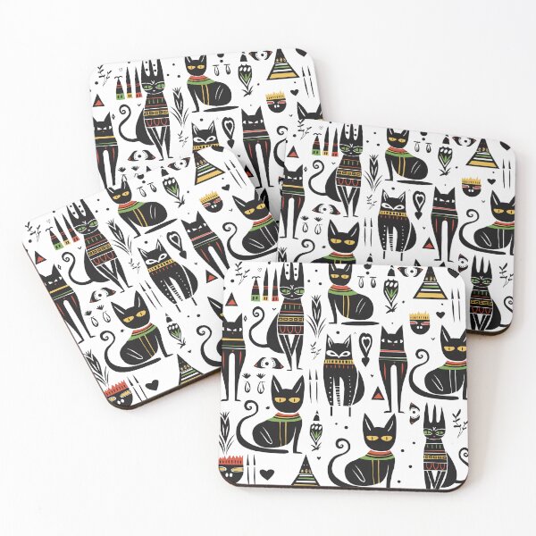 Item preview, Egyptian cat’s motif  designed and sold by JakoRila.